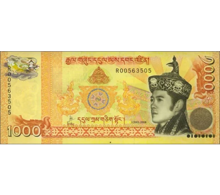 1000 Ngultrum - 2008 - P34 - Unc
