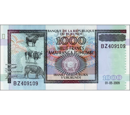 1000 francs - 2009 - P46 - B230a - Unc