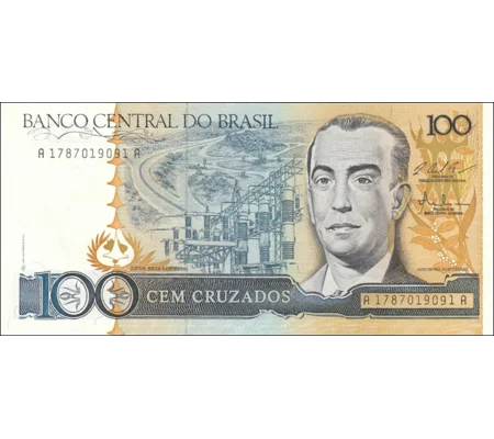 100 Cruzados - P211c - B833c - Unc