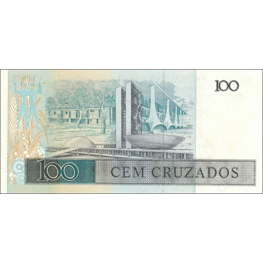 100 Cruzados - P211c - B833c - Unc