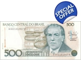 Brazil - 500 Cruzados - (1987) - P212d..
