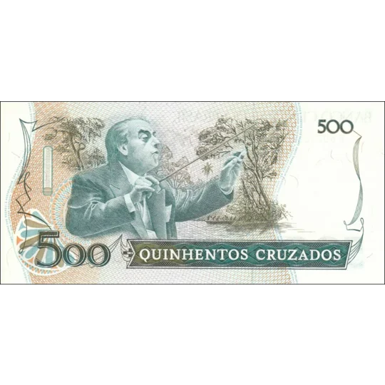 500 Cruzados - ND(1987) - P212d - B834d - Unc