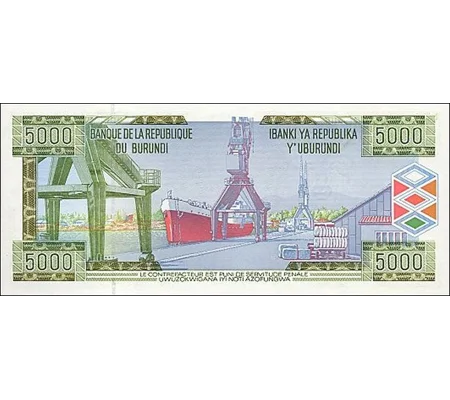 5000 Francs - 2003 - P42b - B229b - Unc