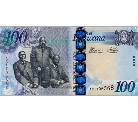 100 Pula - 2010 - P33b - B127b - Unc