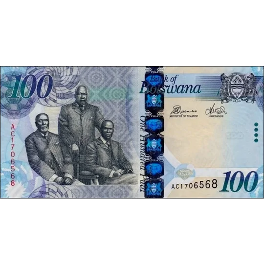 100 Pula - 2010 - P33b - B127b - Unc