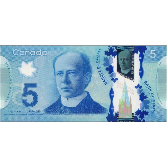 5 Dollars - 2016 - P106b - B371b - Unc