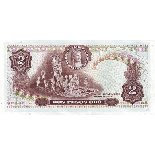 2 Pesos - 1977 - P413b - B948f - Unc