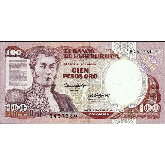 100 Pesos - 1985 - P426b - B964c - Unc