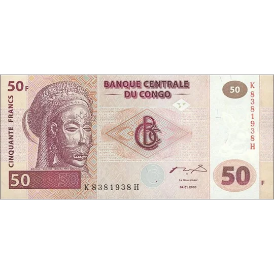 50 Francs - 2000 - P91A - B314b - Unc