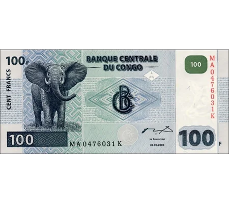 100 Francs - 2000 - P92A - B315d - Unc