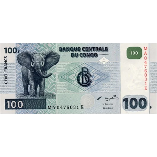 100 Francs - 2000 - P92A - B315d - Unc