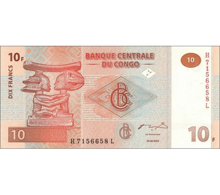 10 Francs - 2003 - P93a - B312a - Unc