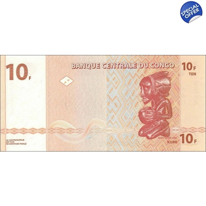 Congo-10 Francs-2003-P93A-B312b