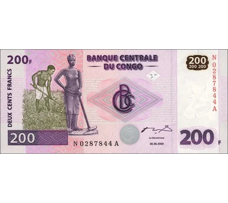 200 Francs - 2000 - P95a - B316a - Unc