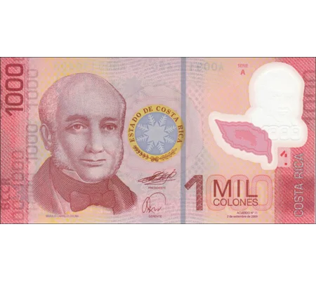 1000 Colones - 2009 - P274a - B557a - Unc