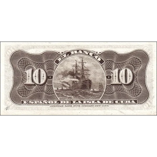 10 Centavos - 1897 - P52 - B302a - XF