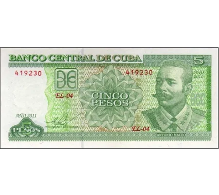 5 Pesos - 2011 - P116a - B905a - Unc