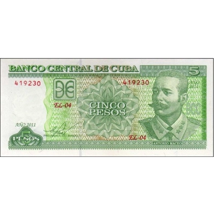 Cuba - 5 Pesos - 2011 - P116a - B905a