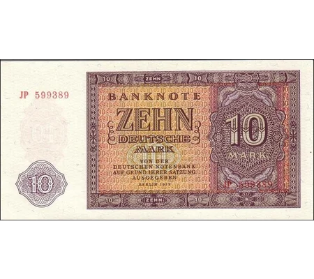 10 D.mark - 1955 - P18 - B214 - Unc