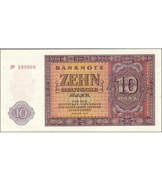 10 D.mark - 1955 - P18 - B214 - Unc