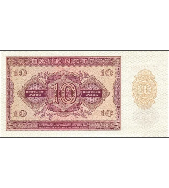 10 D.mark - 1955 - P18 - B214 - Unc