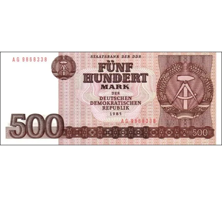 500 D.mark - 1985 - P33 - B307 - Unc