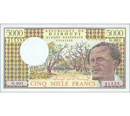 5000 Francs - P38c - B103c - Unc