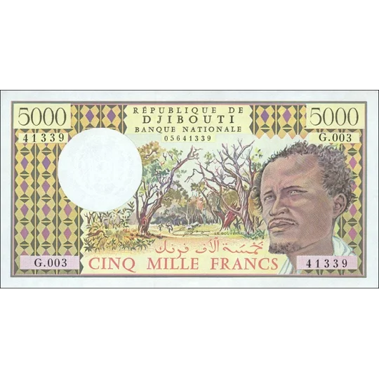 5000 Francs - P38c - B103c - Unc