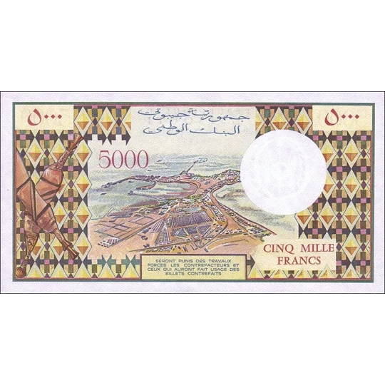 5000 Francs - P38c - B103c - Unc