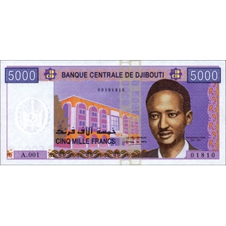 Djibouti - 5000 Francs ..