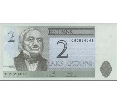 2 Krooni - 2007 - P85b - B227b - Unc