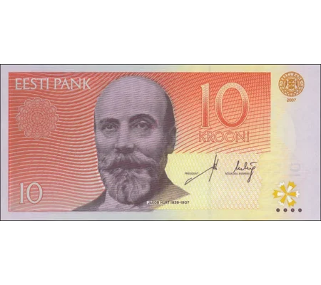 10 Krooni - 2007 - P86b - B228b - Unc