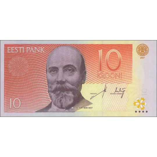 10 Krooni - 2007 - P86b - B228b - Unc