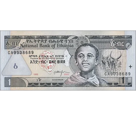 1 Birr - 2000 - P46b - B325b - Unc