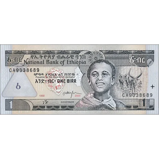 1 Birr - 2000 - P46b - B325b - Unc
