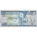 Ethiopia - 5 Birr - 1989/1997 - P47a -..