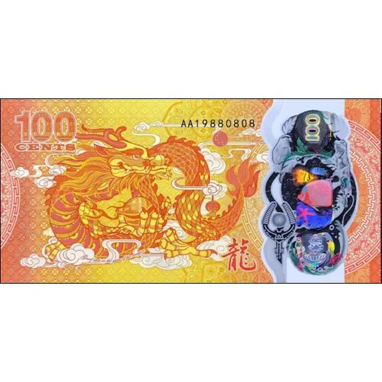 100 Cents - 2023 - BNP514 - Pnl.(124) - Unc