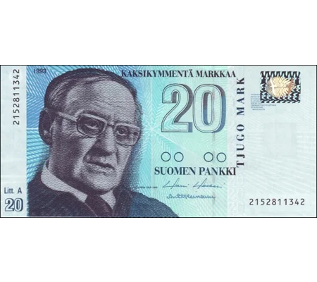 20 mark - 1993 - P123 - B407 - Unc