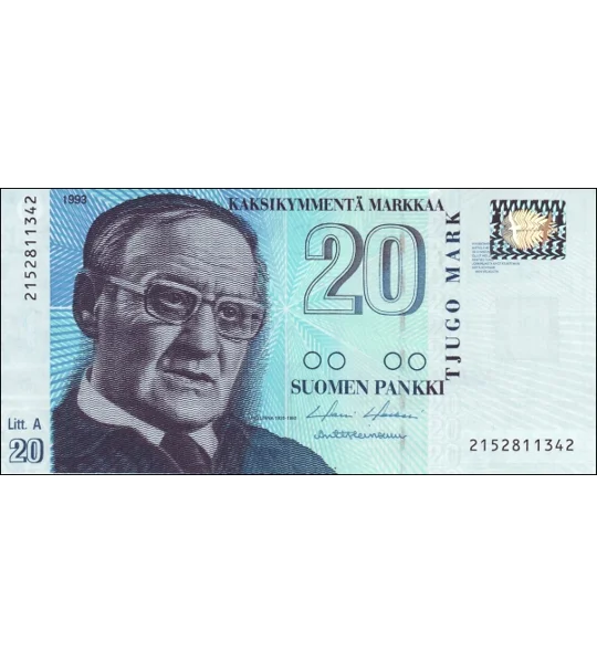 20 mark - 1993 - P123 - B407 - Unc