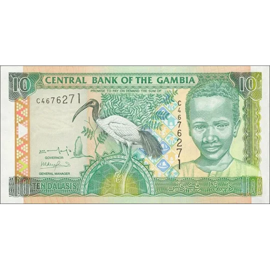 10 Dalasis - 2001 - P21a - B218a - Unc