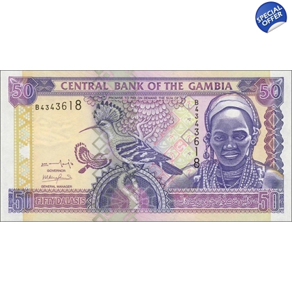 Gambia - 50 Dalasis - 2001 - P23a - B220a