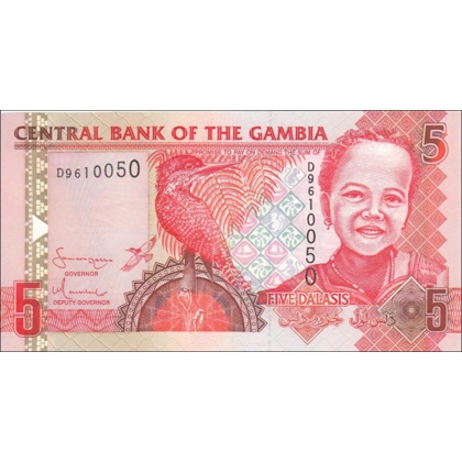 Gambia - 5 Dalasis - 2006 - P25a - B222a