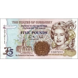 Guernsey - 5 Pounds - P56b - B161b
