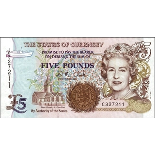 Guernsey - 5 Pounds - P..