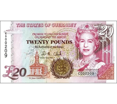 20 Pounds - ND - P58b - B163b - Au