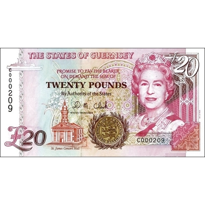 Guernsey - 20 Pounds - ND - P58b - B163b