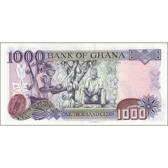 1000 Cedis - 2002 - P32h - B136a - Unc