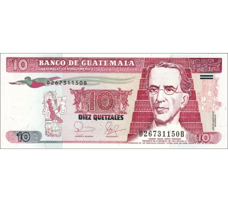 10 Quetzales - 2006 - P111a - B594a - Unc