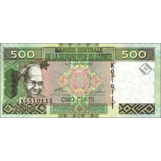 500 Francs - 2012 - P39b - B328b - Unc