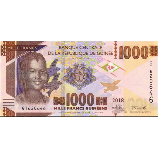 1000 Francs - 2018 - P48c - B339c - Unc